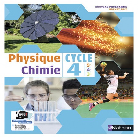 Physique Chimie Cycle 4 Manuel Elève Grand Format