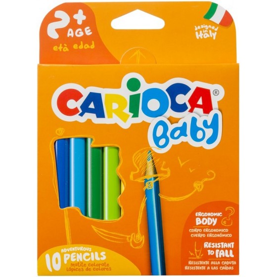 Crayons triangulaires baby - 10 PCS