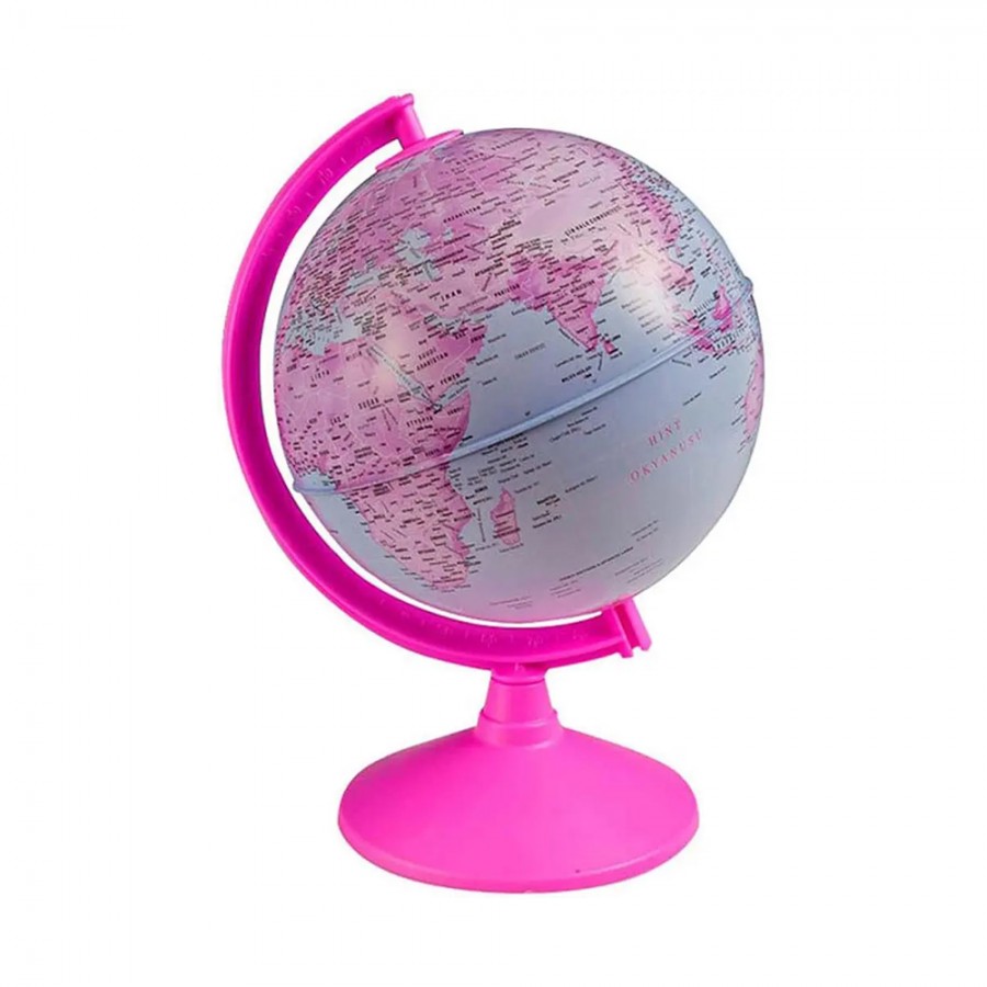 globe terrestre pink lumineux