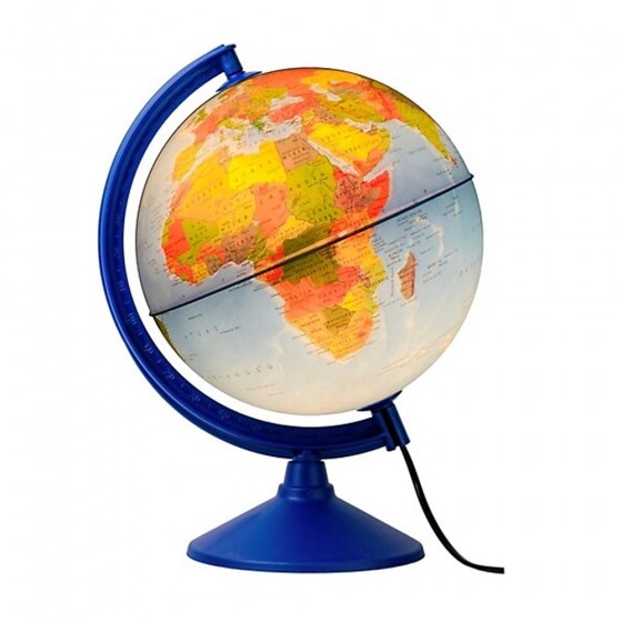 Globe terrestre- Physical + Political globe...