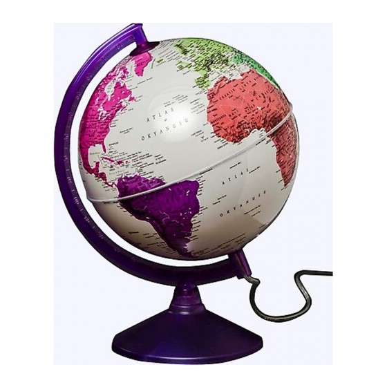 Mini Carte Du Monde, Globes Terrestres Rotatifs De Bureau 12 Globe Édition  Anglaise Petit De 20 Cm Outil D'Enseignement De La[M567]