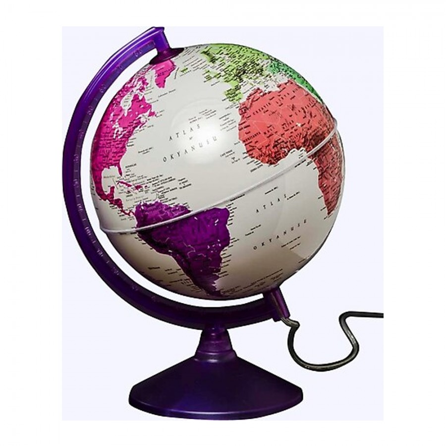 globes terrestre seven colors lumineux