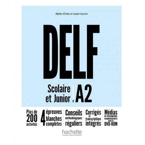 DELF A2 Scolaire et Junior + DVD-ROM (audio +...