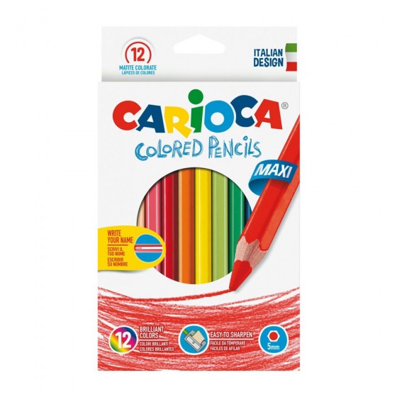 CARIOCA - Crayons de couleur Baby 10 pièces, mul…