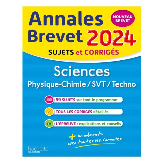 Sciences 3e - Physique-chimie/SVT/Techno Sujets...