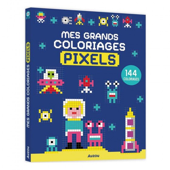 Mes grands coloriages pixels