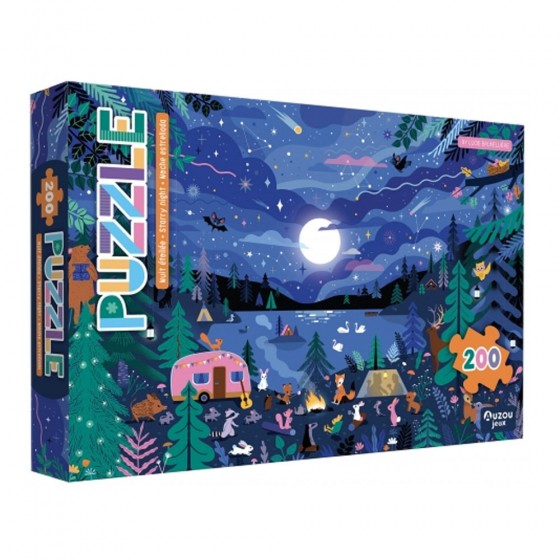 Mes Boites De Puzzle - Nuit Etoilée - 200 pièces