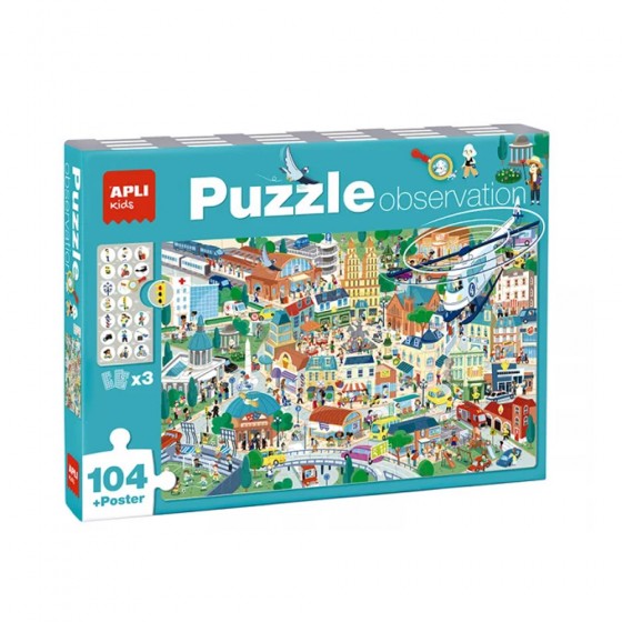 Puzzle d'observation - la ville